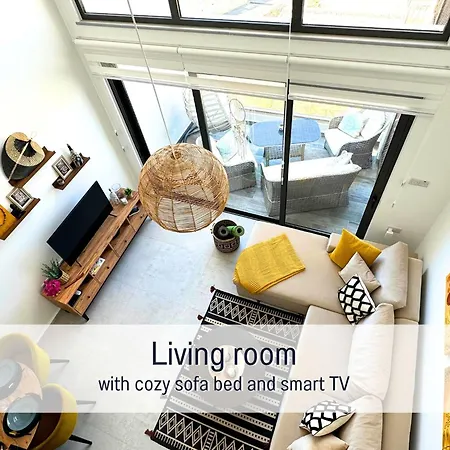 F16 Deja Blue With Rooftop Terrace Lägenhet *